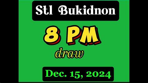 stl bukidnon result today